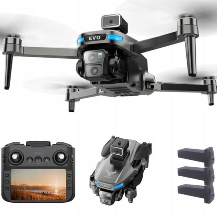 SG901 MAX Drohne mit 4K Kamera, GPS, Hindernisvermeidung, 3 Akkus 3800 mAh, 25 Min Flugzeit, Headless Mode, Brushless Motor, Rückkehr-Funktion, 300m Reichweite, faltbar – inkl. Zubehör