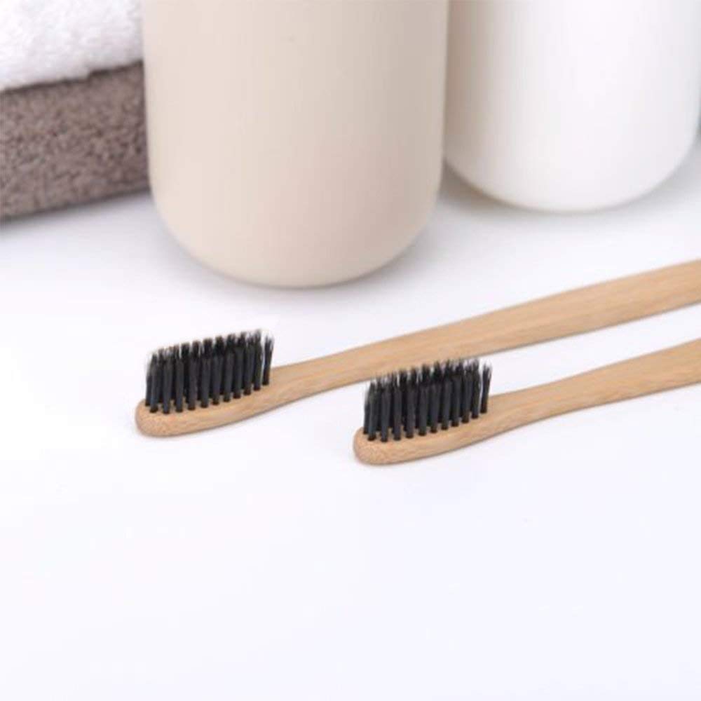 Mini Storify Truly Organic 1.Bamboo toothbrush stand|1.Kids bamboo toothbrush - Charcoal Soft Bristles, Oral Cleaning,|1.Adult bamboo toothbrush - Charcoal Soft Bristles, Oral Cleaning, (PACK OF 3) - Image 8 thumbnail