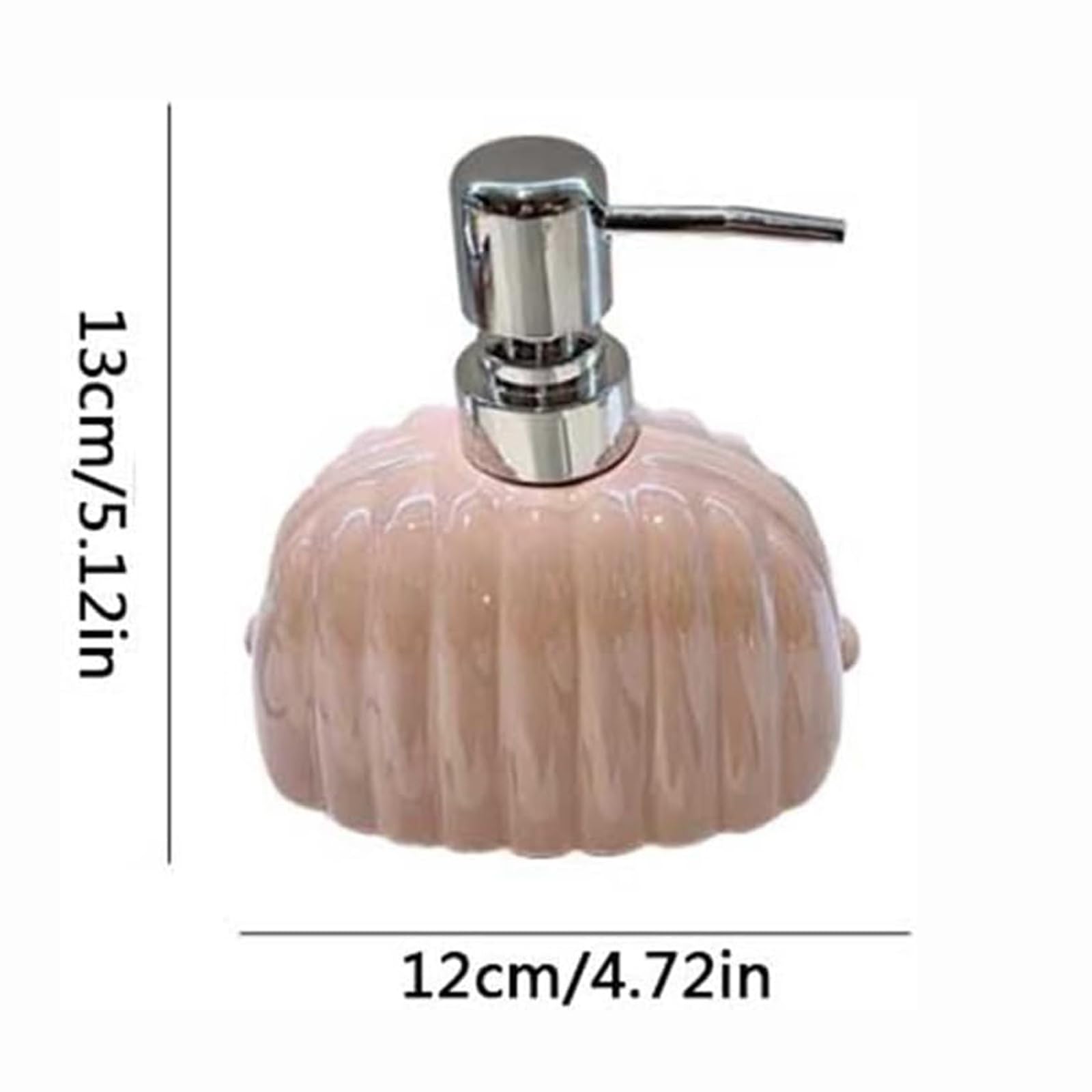Dispenser di sapone da banco Piccolo dispenser di sapone adatto per bagno e cucina, moderno semplice stile alla moda in ceramica dispenser di sapone per le mani con pompa (bianco)