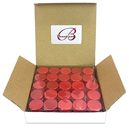 Miniatura 8 de 50 frascos vacíos de 0.11 oz0.1 fl oz para muestras, sin BPA, pequeño recipiente de plástico redondo con tapa de rosca para viajes, cosméticos,