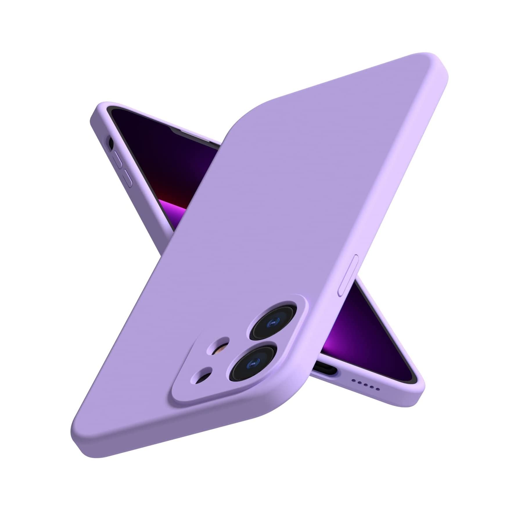 MOBITUSSION Shockproof Flexible Matte Square Pattern Silicon TPU Camera Protection Back Cover Compatible for iPhone 11 (Purple) (B08QVY1RYF) Amazon Price History, Amazon Price Tracker