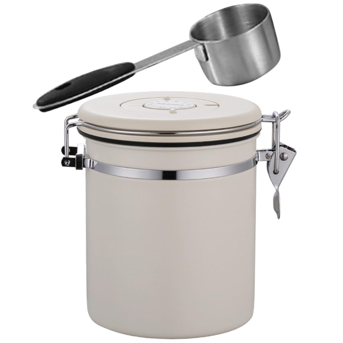 Contenedor Hermético Acero Inoxidable 1.5l Cuchara Café Té Frasco Sellado