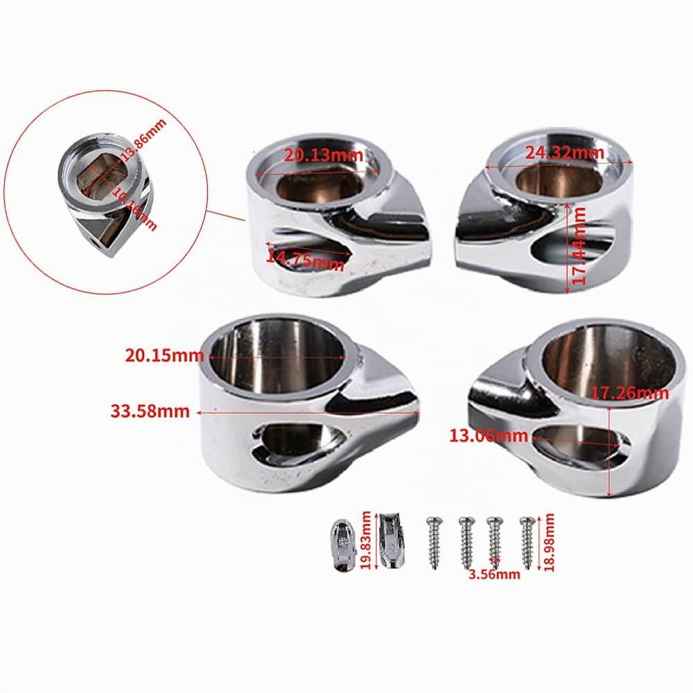 Tapones para bisagras para asiento de inodoro con cierre suave Compatible con GIRALDA SENSO HALL AI0001100R