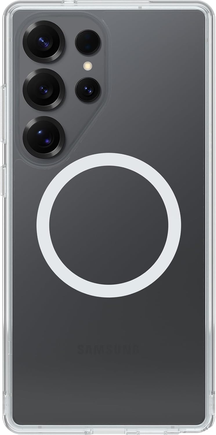 OtterBox Samsung Galaxy S25+ Symmetry Series Clear Magnet Case - Non-Retail Packaging - Clear