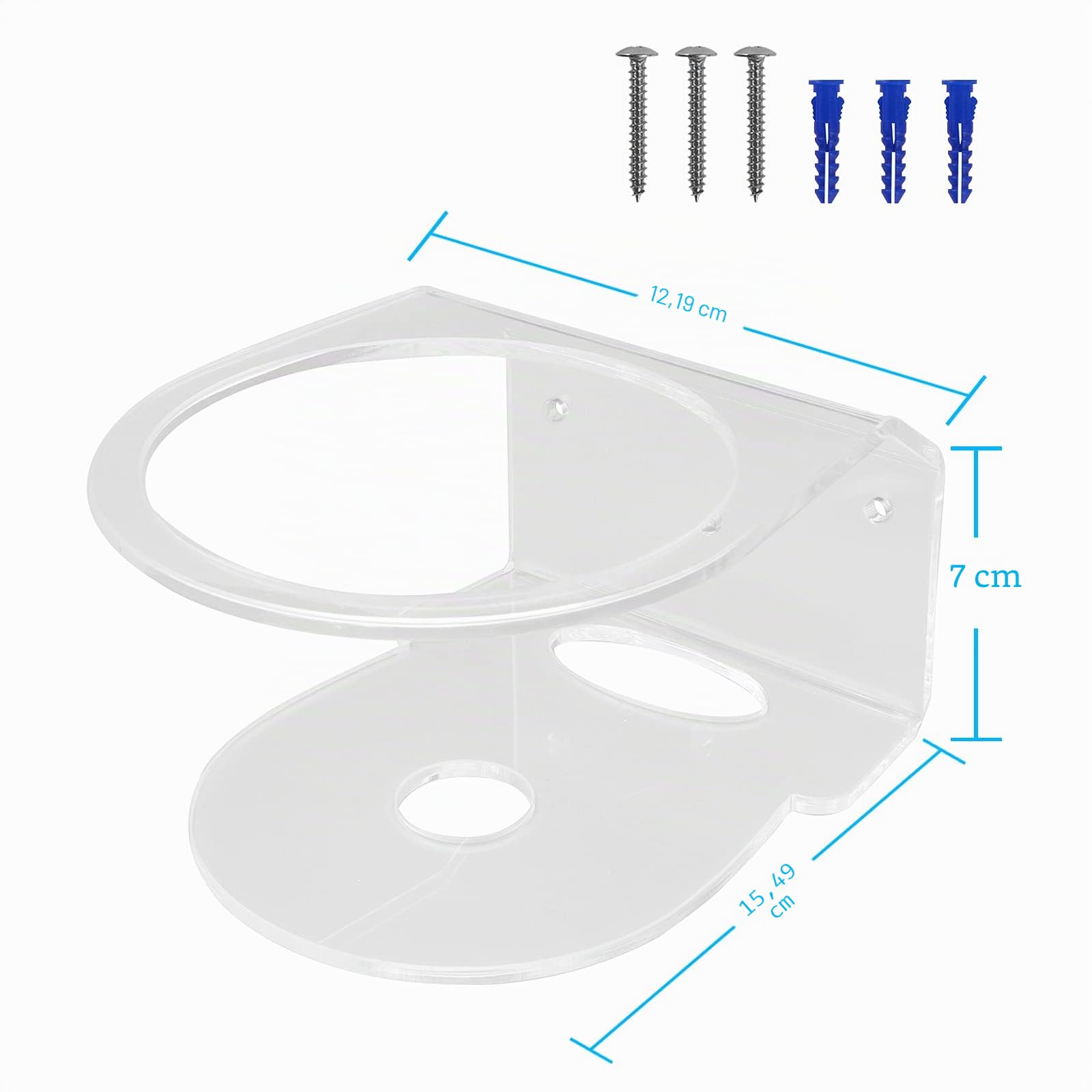 BECEMURU Soporte de Montaje en Pared Soporte de Estabilidad, acrílico Protector de Router para Deco Tri-Band WiFi 6 Sistema de Malla (Deco X90,X95,Deco X50-5G,Deco X80-5G,X73,X73-DSL) (1 Paquete)
