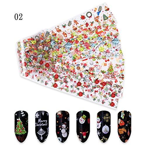 TangYang 30 PCS Nagelaufkleber Halloween,Nagelaufkleber für Kinder,Sternenhimmel Nageltransferaufkleber… – Bild 7