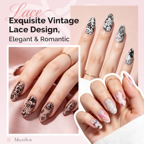 Image of MelodySusie Lace Nail Foil 30 Rolls