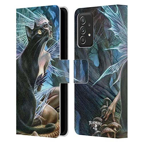 Carcasa de cuero tipo libro compatible con Galaxy A52 5G diseño Alchemy Gothic Hada