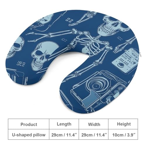 Almohada espuma viscoelástica tamaño único para viaje miniatura 2