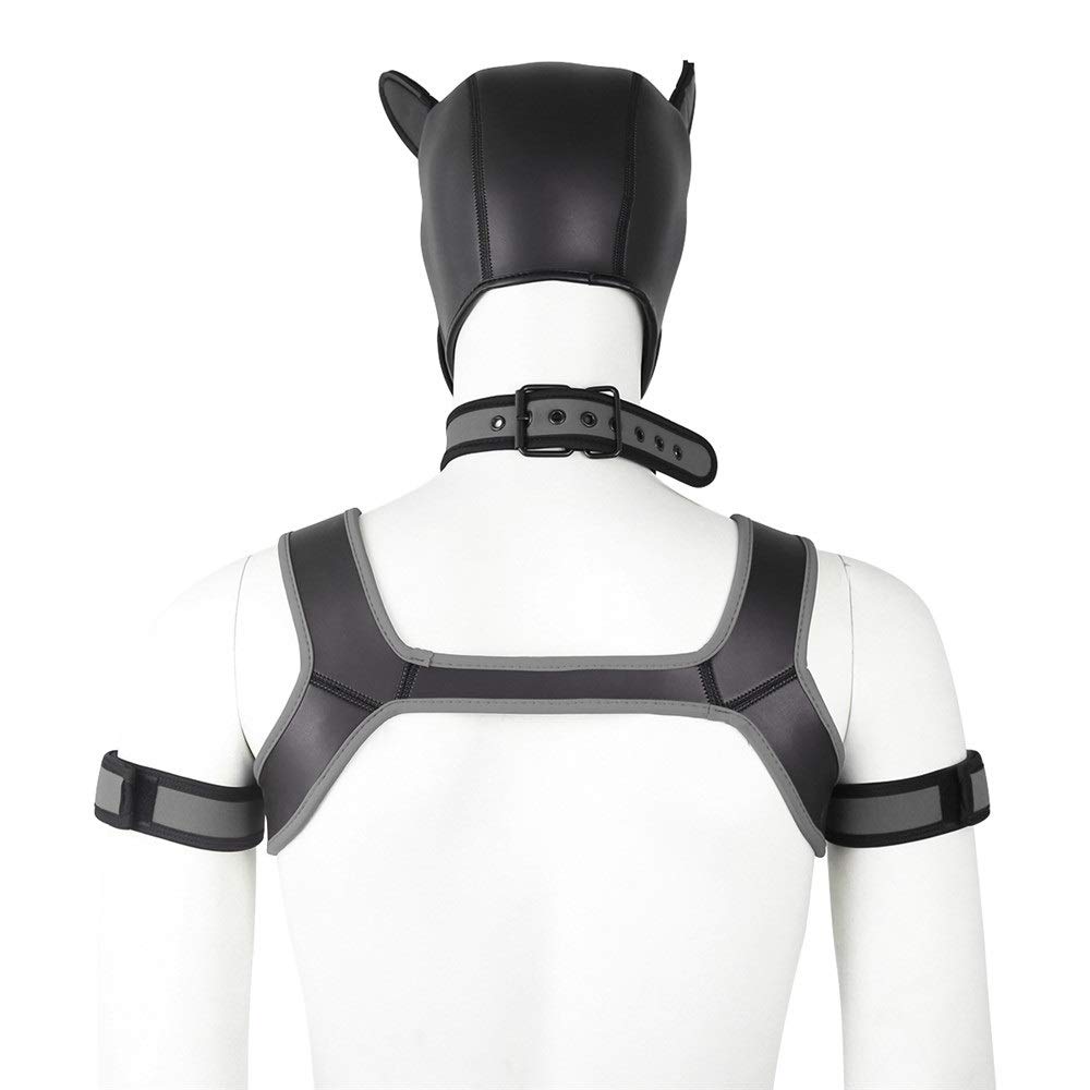 Masque De Chien À La Mode, Tête Complète, Chiot En Caoutchouc Latex, Cosplay Avec Oreilles, Masque De Jeu De Rôle Rembourré, 10 Couleurs, Ajustement Confortable Du 23,08 € | DHgate