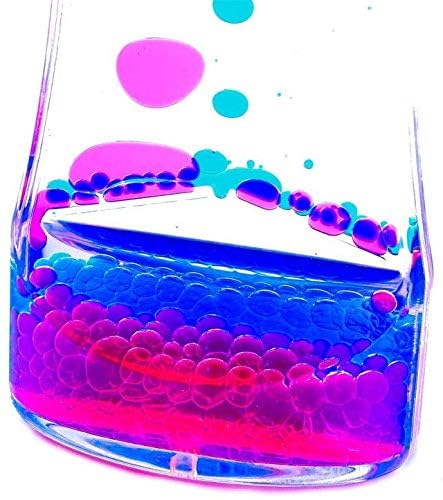 Image of VAGHASIYA Adult Liquid Motion Bubbler Visual Sensory Timer, 2 Minute Liquid Timer New Big Calming Sensory Bubbler Toy (Single Pack), Multicolor