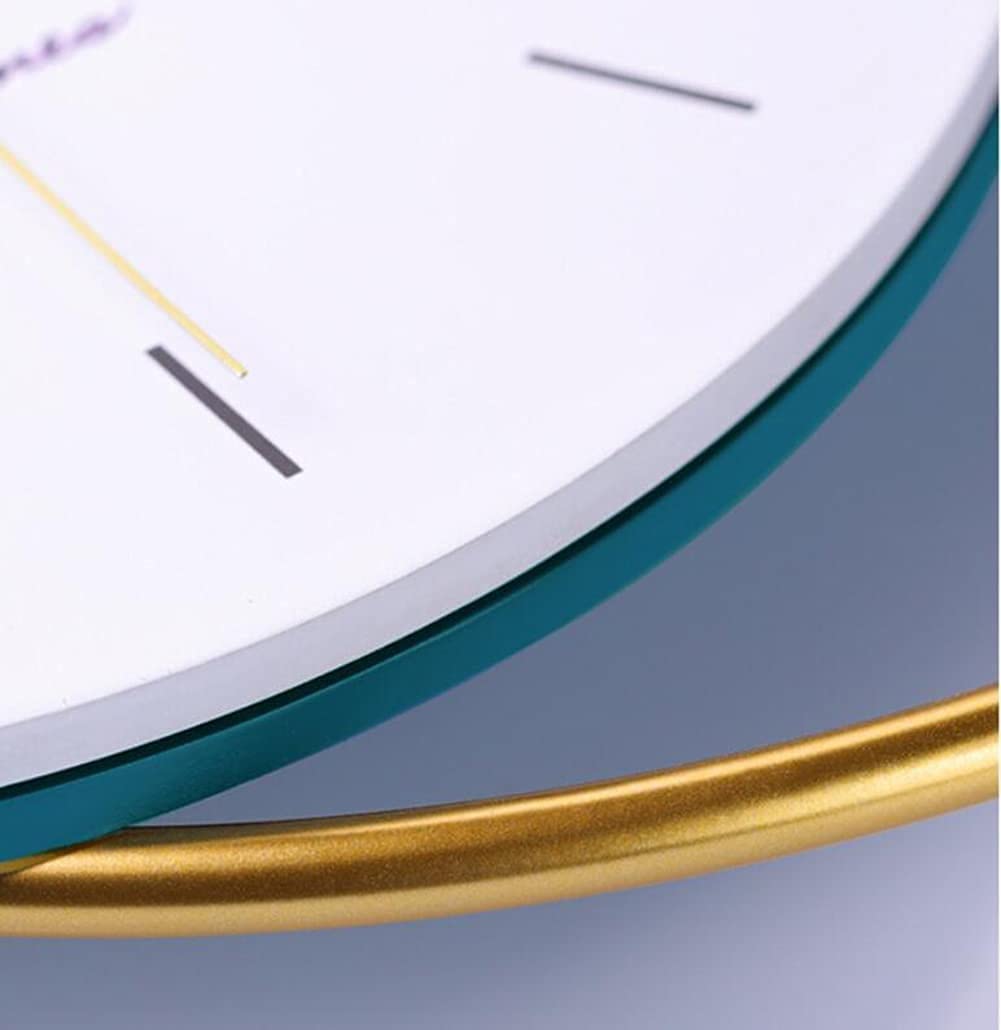 Moderne minimalistische wandklok zonder tikken, geruisloze