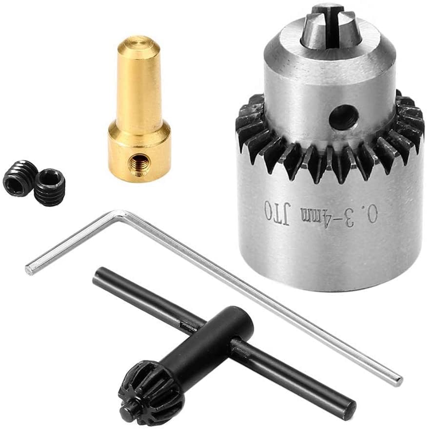 Gadariya King Electric Drill Grinding Mini Drill Chuck Key Keyless Drill Chucks 0.3-4mm775motor Capacity Range W/ 3.17mm Shaft Connecting Rod (B0CJFS4HYN) Amazon Price History, Amazon Price Tracker