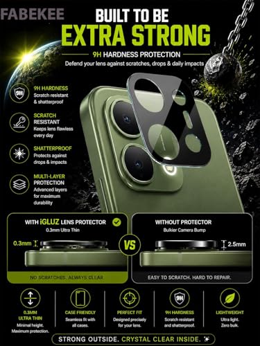 Image of FabeKee Camera Lens Protector Compatible With vivo T5x 5G 9H Tempered Glass, Anti-Scratch, HD Clear, Easy Installation, Ultra-Thin Camera Lens Protection