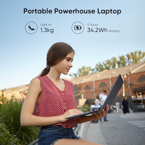 FURESTUR Laptop, Full HD IPS Laptop Computer, 8GB LPDDR4 RAM, 256GB SSD, N4000 Processor - Image 7