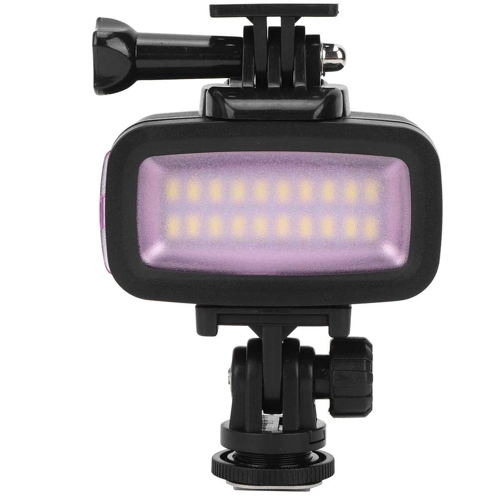 Salaty Waterproof Fill Light, Diving Accessory Diving Photography Light, Compact for Underwater(Black)