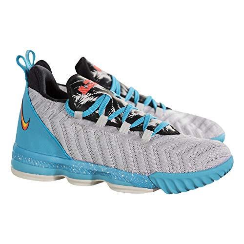 Nike Kids Lebron XVI Basketball Sneaker (13 Little Kid), Light Bone / Tour Yellow2