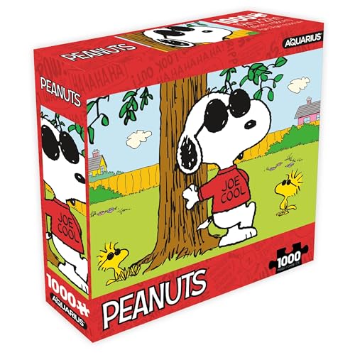 AQUARIUS Peanuts Joe Cool 1000-Piece Puzzle – Snoopy Jigsaw for Adults and Kids, Officially Licensed Peanuts Collectible