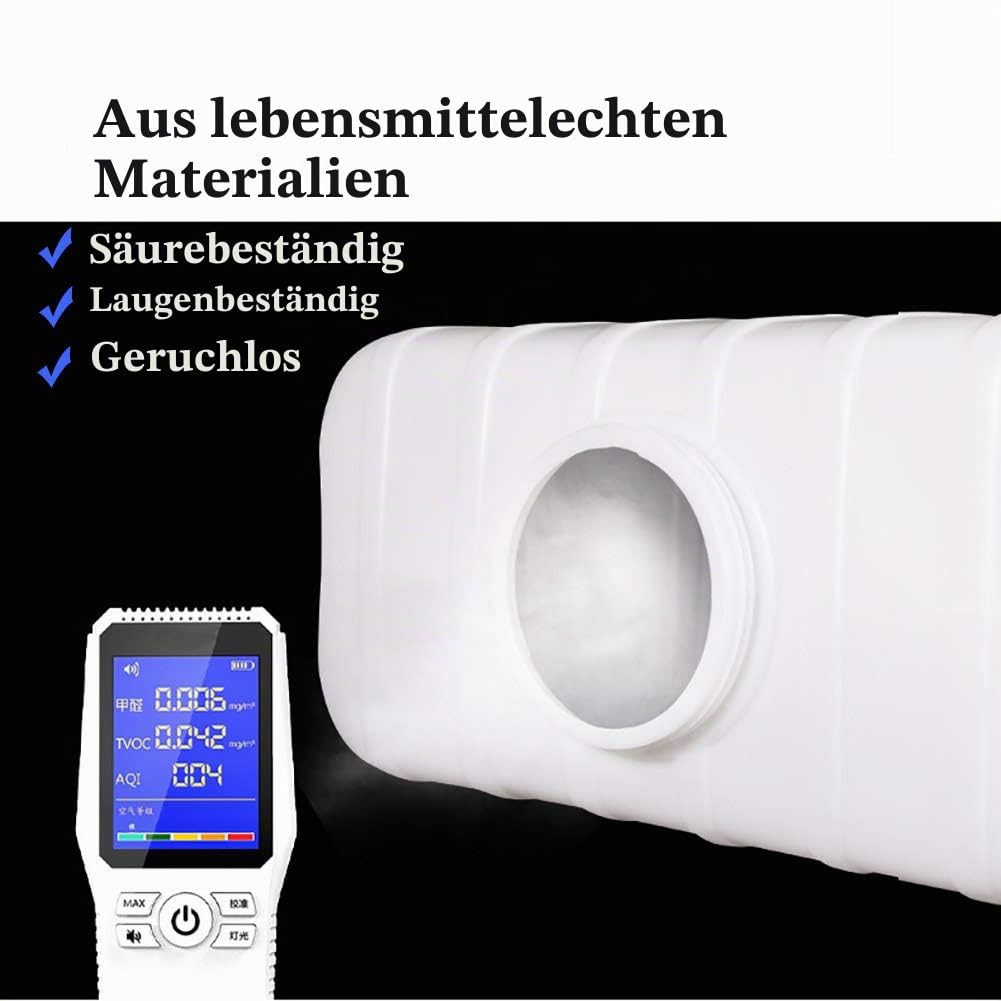 Großer Outdoor Wassertank, Wasserbehälter mit hahn, 25L/35L/50L/80L/110L/200L Wasservorratsbehälter in Lebensmittelqualität für Reisen, Wandern, Wohnmobil(Size:35L/9.24gallon)