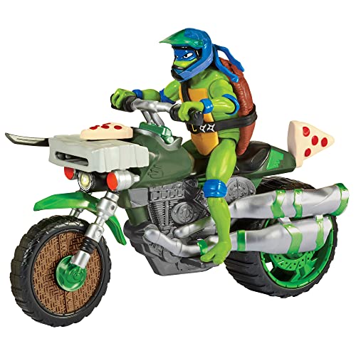 Regalo de Tortugas Ninja moto de Leonardo de Caos Mutante para niños de 4 años 5