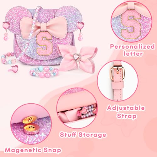 Image of mibasies Toddler Purse Gifts for Girls: 3 Year Old Girl Gifts, Girl Toys Purse Set