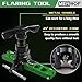 MERWOF HVAC Flaring Tool Kit for 1/4'' - 3/4'' and 6-19mm Single Flare, 45° Eccentric Type Manual Tubing Flaring Tool Kit with Clutch, Pipe Cutter, Deburring Tool for Copper Aluminum Pipe (5PCS Set)