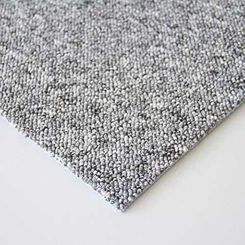Steffensmeier Schlingen Teppichboden Meddon XL Meterware | Auslegware für Flur Büro | 1m 2m 3m 4m 5m breit! | Grau, Größe: 300x400 cm Cover