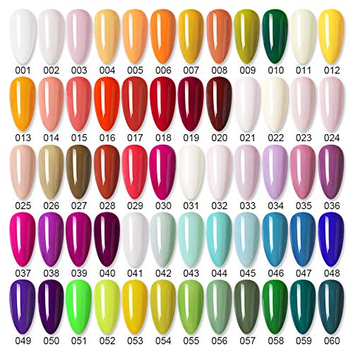 BORN PRETTY UV Gel Nagellack Nagelgel UV Big Set 120 Farben Reinfarbiges Nagelgel Bunt UV-Nagelkunstgel polieren Gel… – Bild 5