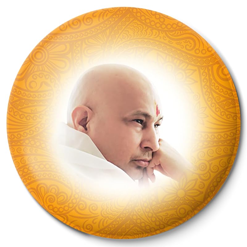 Cup of Joy Guruji Badges Collection| Gurus/Teachers Badges | Pin Button Badges | Badge for Wedding | Badge for shirt, bags, backpack