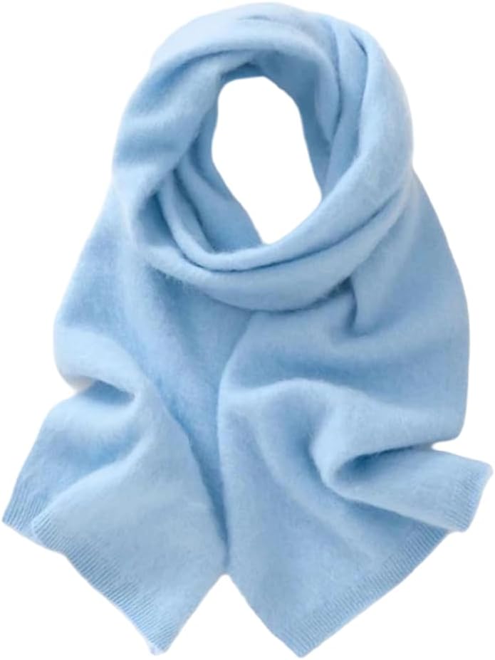 Women's Soft Knit Scarf Cozy Neck Wrap Accessory For Couple Daily Cold Weather Outfits