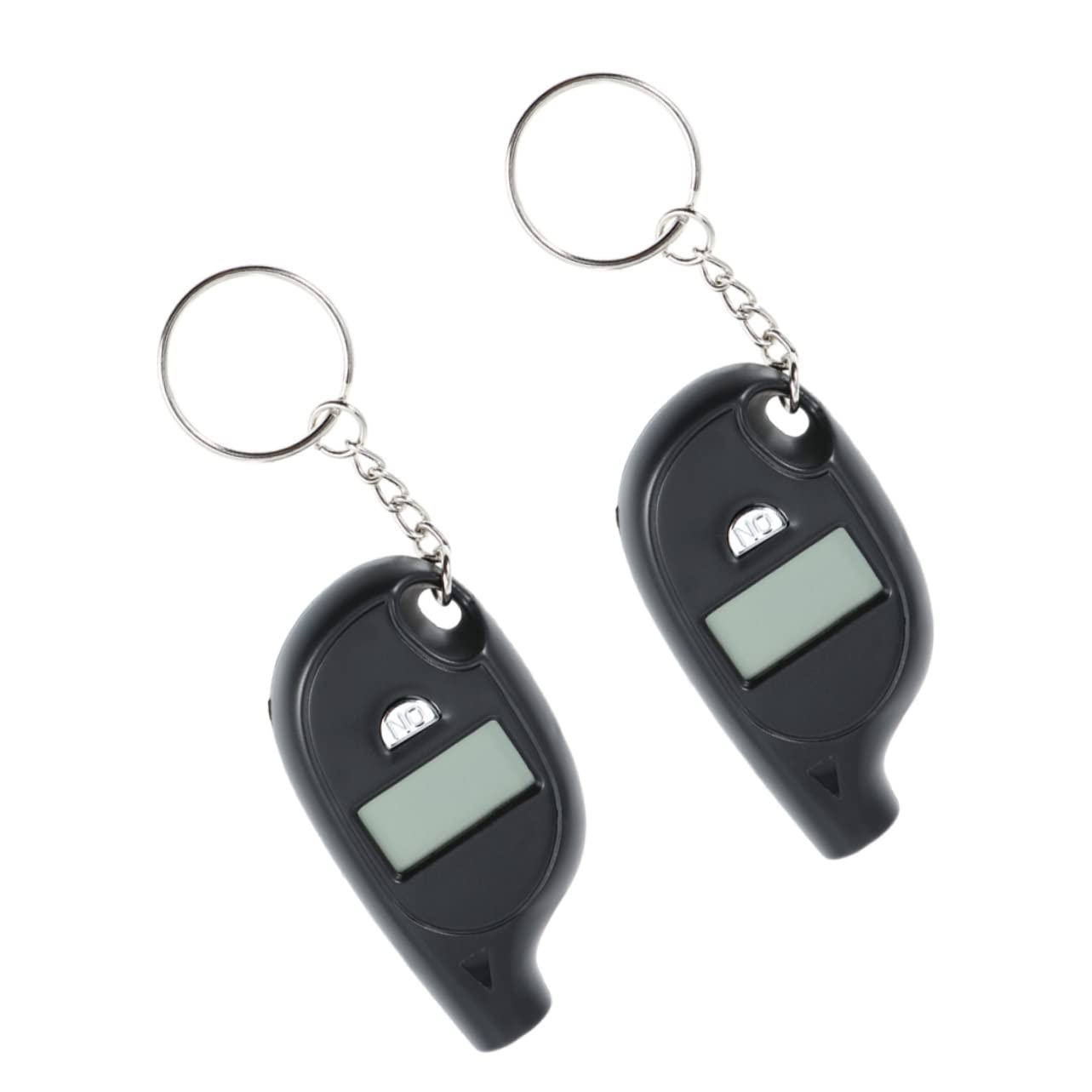OSOLADY 2Pcs Digital Tire Pressure Gauge Professional Multi Function Keychain Design Accurate Readings for Cars Trucks Ergonomic Non Slip Grip Easy to Carry