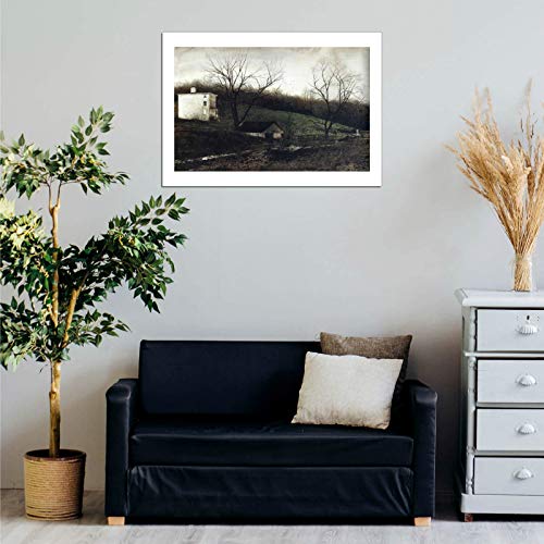 Impression artistique Andrew Wyeth Evening At Kuerners Mat Extra Large Spiffing Prints
