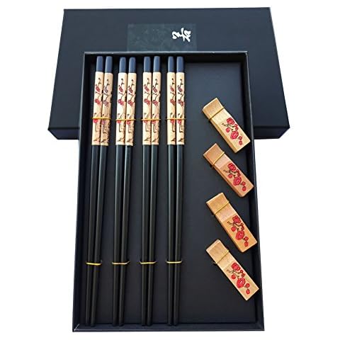 Mainiusi Palillos Japoneses Madera Lavable Reutilizables Cover
