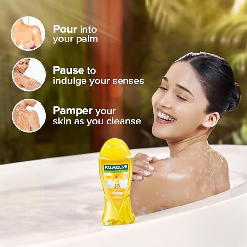 Image of Palmolive Frangipani & Neroli Aroma Forever Happy Body Wash | Mood boosting fragrance | Natural moisturization | For soft skin | No paraben & silicone, pH balanced, Body Wash 250ml