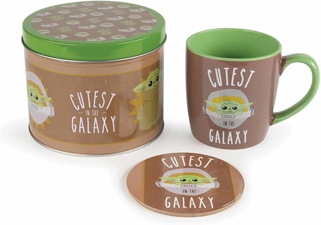 Pyramid International | the Mandalorian | Cutest In The Galaxy | Mug Set | Officially Licensed