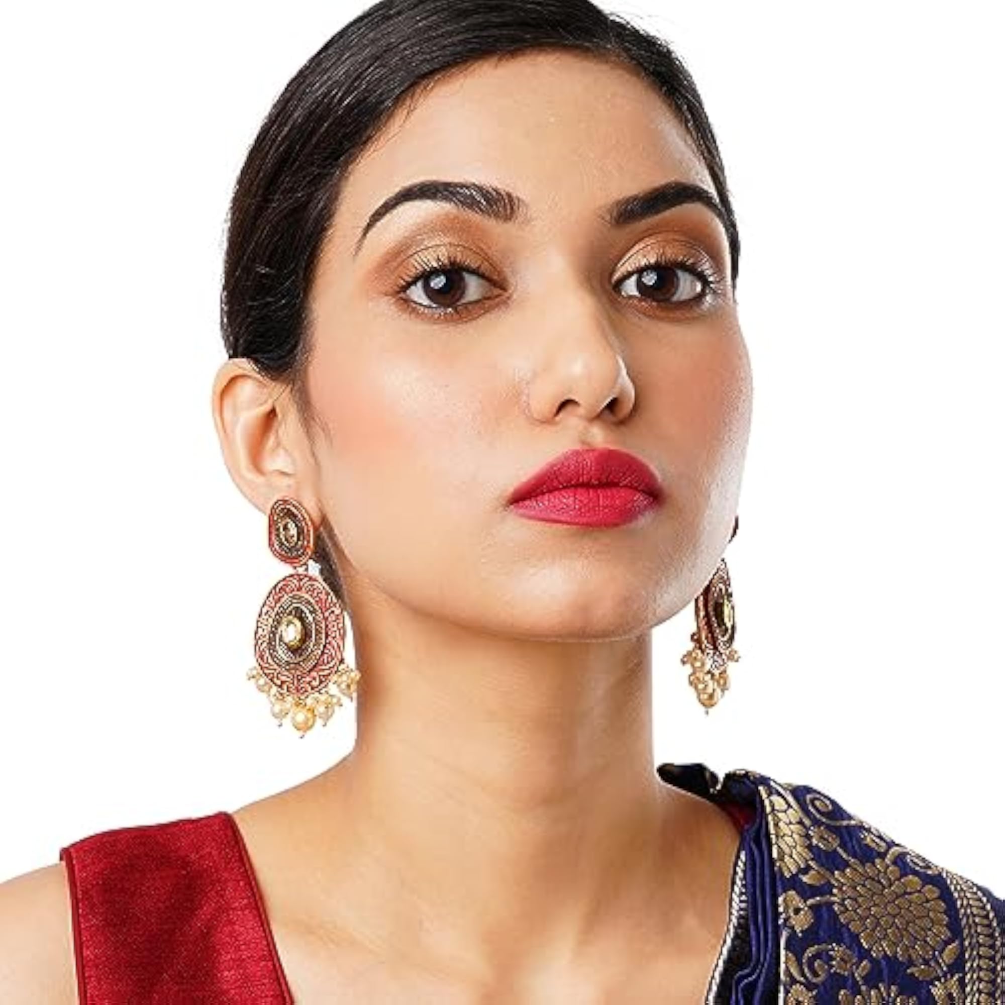 Ethnic Handcrafted Earrings with Detailed Design