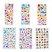 HEALLILY 6 Pezzi Fogli Adesivi 3D Adesivi Animali Adesivi Gonfi 3D Adesivi Sfusi per Ragazza Ragazzo Insegnanti Bambini Compleanno Regalo Scrapbooking