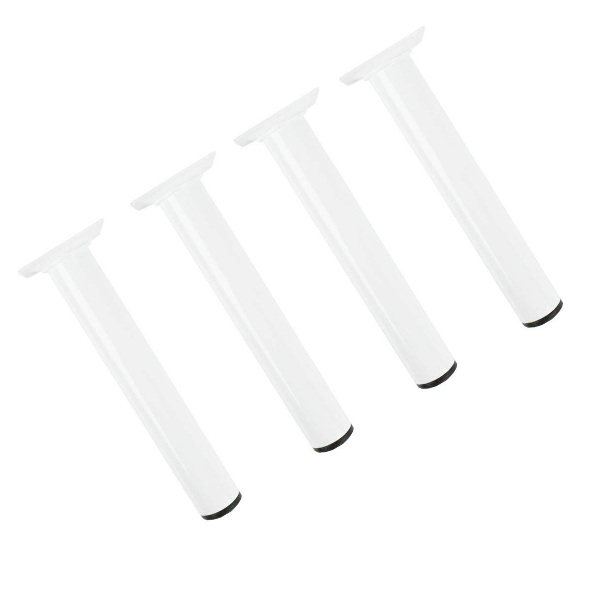 Amig - Set van 2 tafelpoten voor entree of hal - Tafelpoten in industriële stijl - Materiaal: staal - 800 x 300 x 40 mm - Robuust en duurzaam - Mat zwarte afwerking