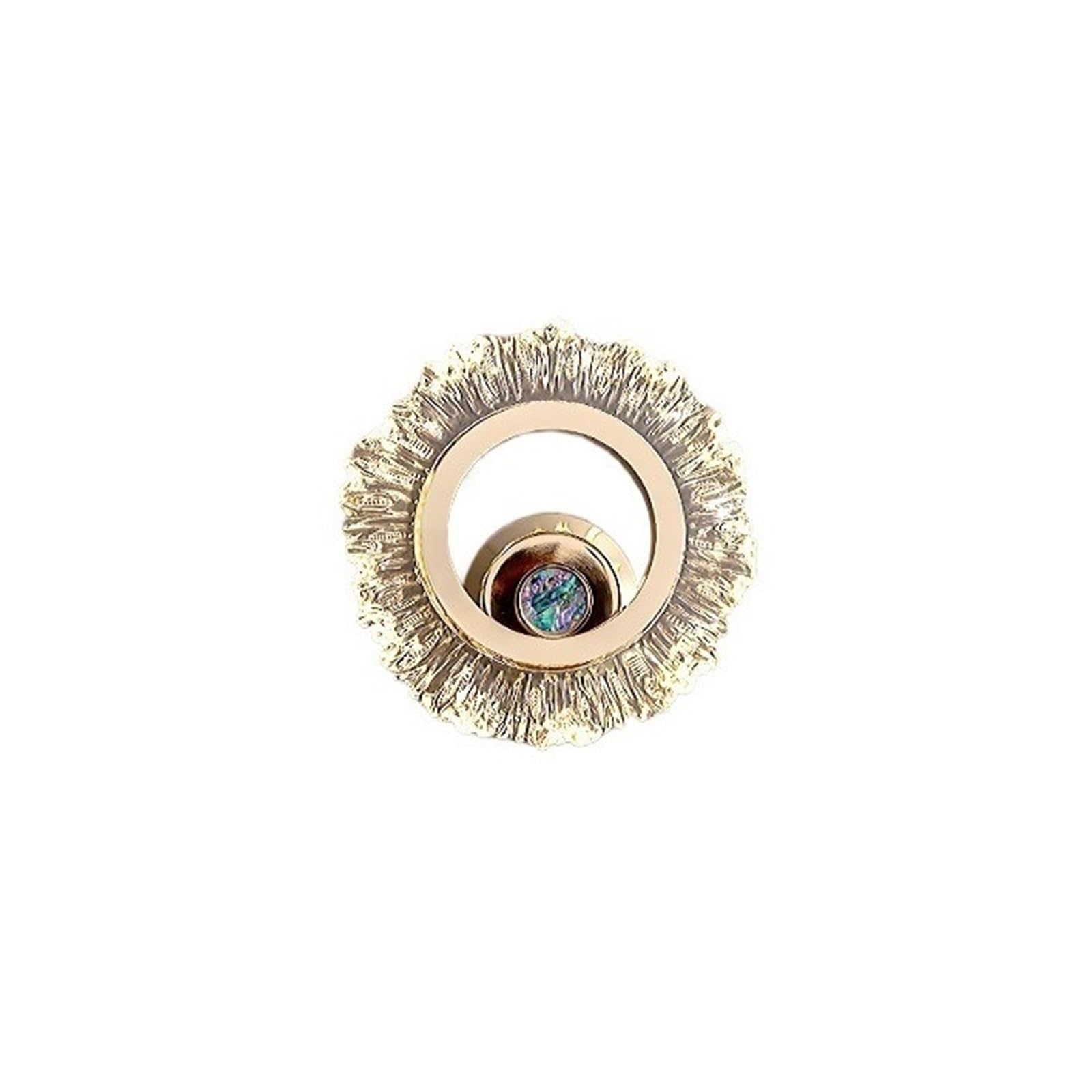 WQQYU6HKF Lights Floral Textured Wall Light Polished Gold Metal Sconce for Living Room Lamps