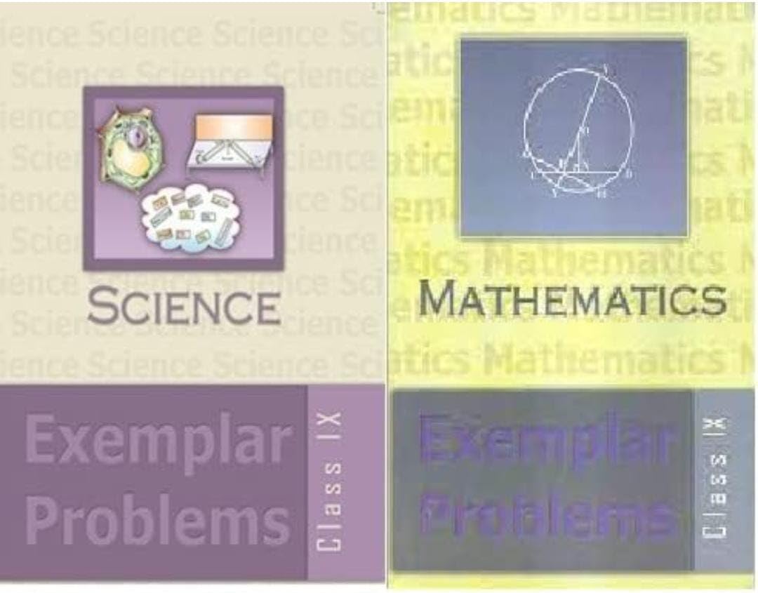 CLASS 9 NCERT Science and Mathematics Exemplar Problems 2 BOOK SET NCERT [ 1566 . 1568 ] 2025-26 Edition