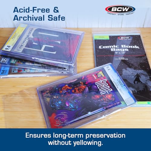 بي سي دبليو شنطة قابلة لاعادة الغلق للكاريكاتير المصنفة - 9 × 14