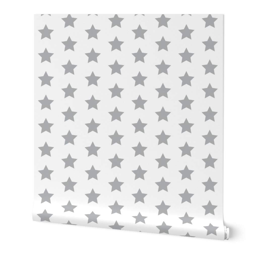 Removable Wallpaper 2ft Stars White G...