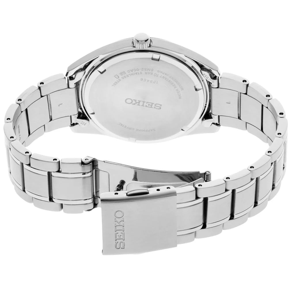 Seiko Męski zegarek kwarcowy stal szlachetna z paskiem ze stali nierdzewnej SUR314P1