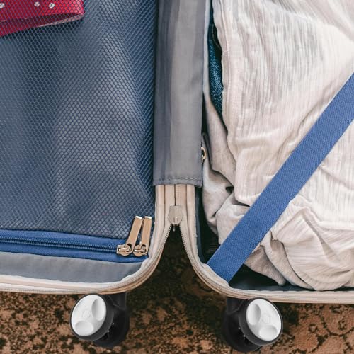 GALPADA 1 Pair Plastic Luggage Wheel Suitcase Swivel Wheel Travel Suitcase Replacement for Hard Case Luggage4