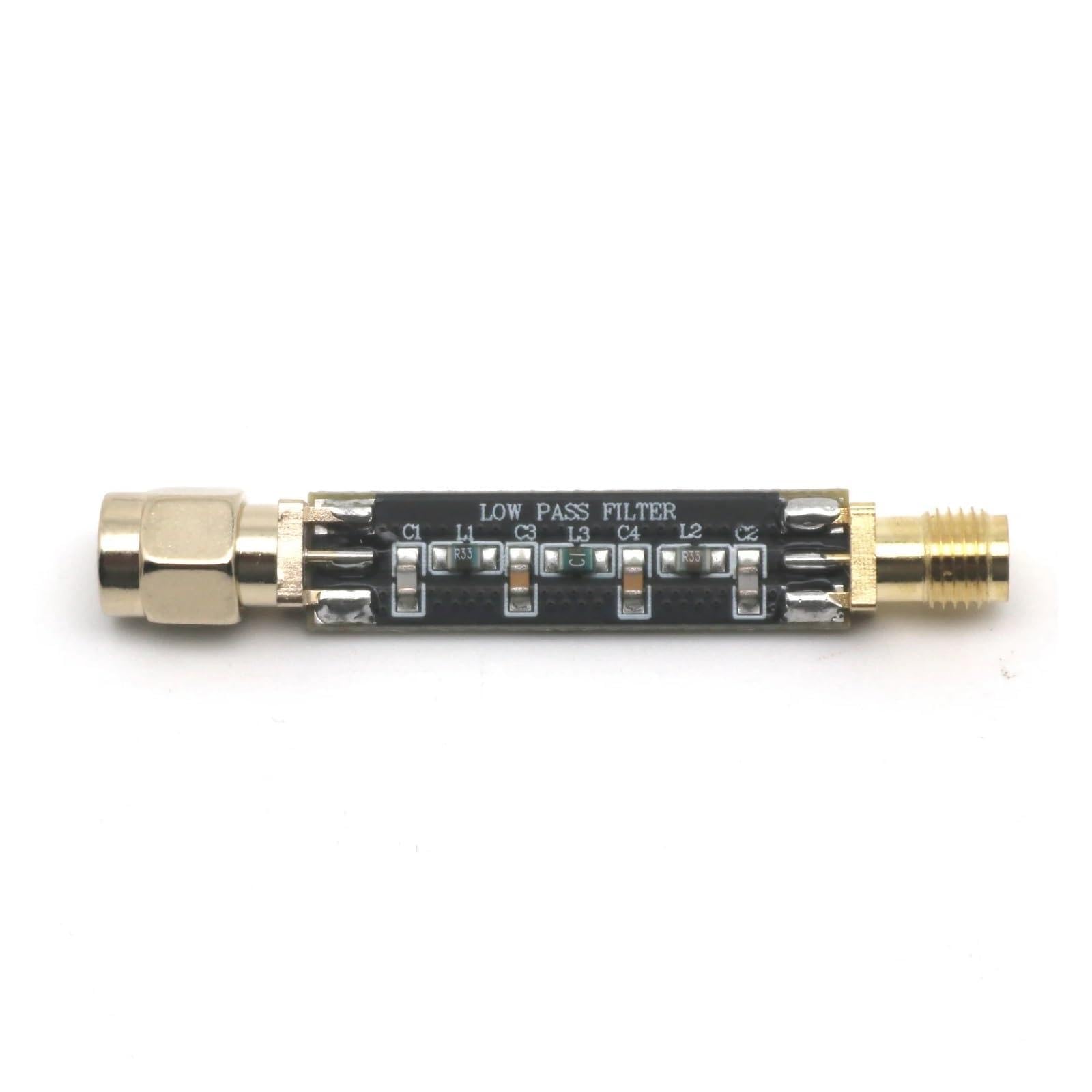RF Low Pass Filter LPF for HAM Radio Amplifier Transmitters Receiver Signal Transmission Drone ShortWave FM VHF UHF Walkie Talki(LPF 30Mhz)