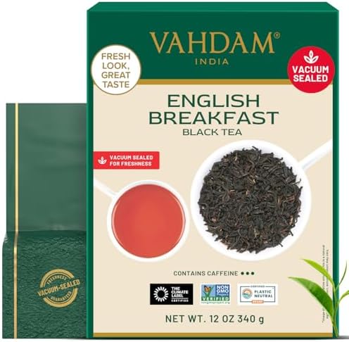 VAHDAM, Original English Breakfast Black Tea Leaves 340g (170+ Cu...