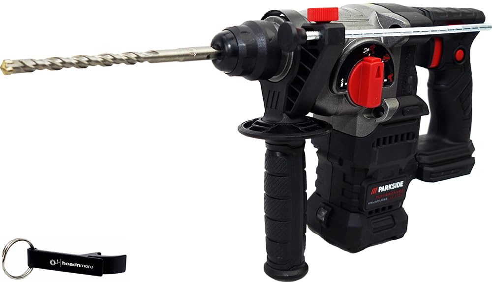 HEADNMORE® Bundle - PARKSIDE PERFORMANCE® 20 V akumulatorowa wiertarka udarowa PKHAP 20 1.9J (bez baterii) + breloczek do kluczy