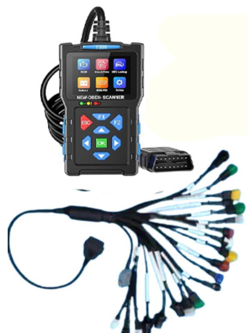 T300 OBD Scanner with 21-Pin OBD Cable | BS6 BS7 Bike Diagnostic Tool | Engine Fault Code Reader & Clear-image-39