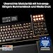 be quiet! Dark Mount Silent Linear DE ISO Gaming Tastatur, 8 Display-Caps