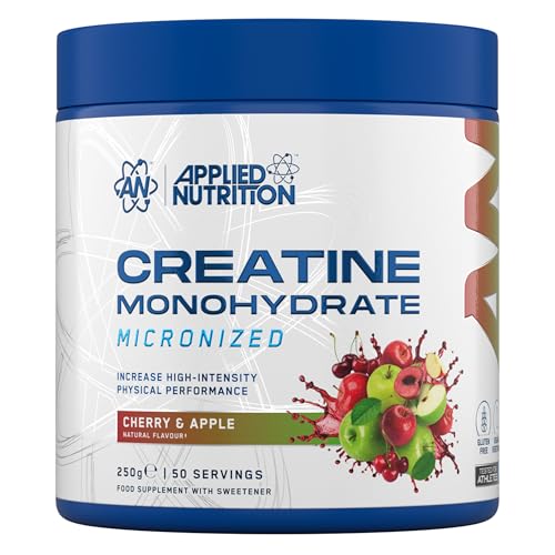 Applied Nutrition Creatine Monohydrate Micronized Powder (250 gm Cherry & Apple)